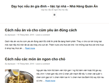 Tablet Screenshot of dayhocnauan.com